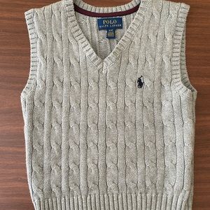 Ralph Lauren Cable-Knit Cotton Sweater Vest